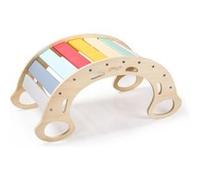 Balançoire Montessori - bois 5en1 fresh Jaune