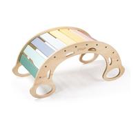 Balançoire Montessori bois 5en1 pastel
