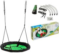 Balançoire nid Ø 98 cm - Balançoire suspendue jusqu'à 150 kg - Balançoire disque pour l'extérieur/intérieur - Pour enfants & adultes