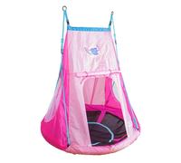 Balançoire nid avec tente 110 cm rose TU