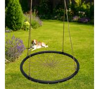 Balançoire nid d'abeille maya 2 3-12 ans noir TU