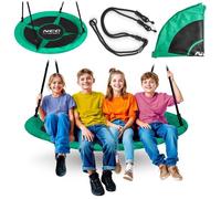 Balançoire nid-de-pie - JANSHOP - 120 cm - Confortable - Imperméable - Facile à nettoyer - Cordes solides