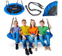 Balançoire nid d'oiseau - JANSHOP - 125 cm - Confortable - Imperméable - Facile à nettoyer - Cordes solides