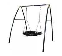 AXI Portique en métal – Balançoire nid d'oiseau ronde enfant pour le jardin