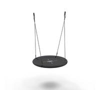 Balançoire Nid Ronde Familiale Pour Jardin Dès 3 Ans Noir/gris TU