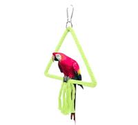 Balançoire oiseau perruche, perche balançoire | Jouet à mâcher perruche | Laissez votre ami à plumes satisfaire sa découverte et