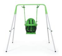 Outsunny Balançoire portique pour enfants 6 à 36 mois acier 25 kg hauteur 122 cm vert
