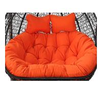 Balançoire Panier Suspendu Coussin De Siège Jardin Double,Grand Coussin pour Balancelle,éPais Coussins pour Hamac Suspendu De Jardin,Toutes Les Saisons(Coussin Uniquement)(Size:59x43inch,Color:k)