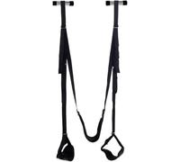 balançoire portable suspendue sur une porte Balançoire pliante facile, vacances romantiques, balançoire de porte suspendue noire,balançoire d’intérieur Easy to Install, Suitable for All Leisure Spaces