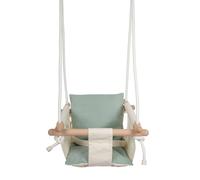 Small Foot Design Balançoire pour bébé 12800 coussin réversible et sangle à partir de 12 mois, beige