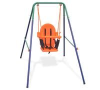 Balançoire Pour Enfants Avec Harnais De Sécurité Orange