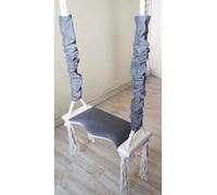 Balançoire pour enfants | balançoire en bois | balançoire bébé | chaise à bascule avec coussin éponge | corde à suspendre