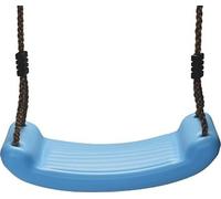 Balançoire pour enfants Outdoor Indoor, Balançoire jardin, Siège de balançoire pour enfants jusqu'à max.70 kg Antidérapant, planche de balançoire en plastique, réglable en hauteur, bleu poudré