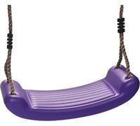 Balançoire pour enfants Outdoor Indoor, balançoire jardin, siège de balançoire pour enfants, jusqu'à max.70 kg, antidérapant, planche de balançoire en plastique, réglable en hauteur, violet