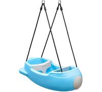 Balançoire pour enfants - STEP2 Rocket Swing For Two - Bleue et grise - Pour utilisation en extérieur
