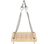 Balançoire pour hamster,Lit suspendu pour hamster,Hamac pour hamster,Balançoire en bois pour hamster,Jouet d'exercice pour hamster