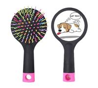 Balançoire pour langue de chien - Art Déco - Mode - Salon de beauté - Brosse à cheveux démêlante - Coussin de base