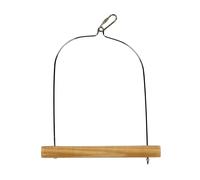Balançoire pour oiseaux en bois Duvoplus Beige 23x17,5x1,5 cm