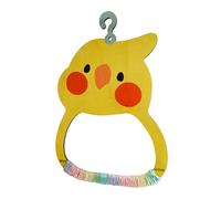 Balançoire pour oiseaux - Jouet à bascule pour oiseaux dans la cage - Aire de jeu colorée et mobile pour jardin, balcon et rebord de fenêtre