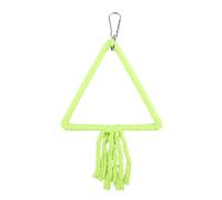 Balançoire pour oiseaux - Jouet à suspendre en bois pour perroquet, design multicolore coloré avec fonction de suspension | Perchoir en corde pour perroquets, perruches, calopsittes, pinsons, conures