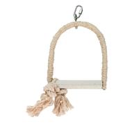 Balançoire pour oiseaux sisal Kerbl Beige 18x14x2 cm