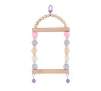 Balançoire pour perruches, 25 x 13 cm, pratique pour perruches, jouets confortables pour perruches, accessoires pour perroquets, salle de sport pour perroquets, suspendus à mâcher P