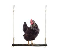 Balançoire pour poules, jouet à gratter en bois massif, jouet de mouvement pour poussins | Pour les amoureux des animaux, agriculteur, refuge, ferme, jardin, paysage de montagne