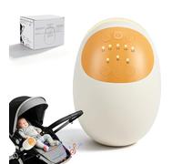 Balançoire pour poussette, machine à bruits blancs, 11 sons apaisants, 3 niveaux de minuterie, 5 niveaux de vibration, aide au sommeil rechargeable, fonction portable et Bluetooth pour poussettes et