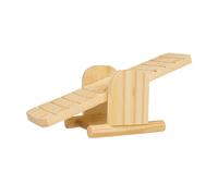 Balançoire pour rongeurs en bois Duvoplus Beige 22x8x7,5 cm