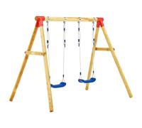 Balançoire Résistante Aux Uv 230x130x166 Cm Bois De Pin (49142+92306)