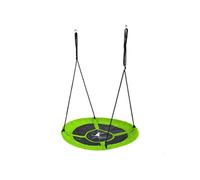 Kangui Balançoire ronde nid d'oiseau Ø100 cm – Vert – Charge maxi 150 kg