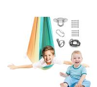 Balançoire sensorielle à l'intérieur, balançoire sensorielle compacte, multifonction, portable, apaisante, jeu réglable pour la relaxation, les chambres, la détente, les salles de jeux et la