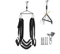 Balançoire sexuelle pour le plafond, balançoire sexuelle confortable avec coussinets extra larges, kit de bondage SM extra robuste pour les couples