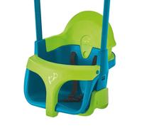 TP Toys Fauteuil bébé évolutif Quadpod 4 en 1 – Balançoire 6–8 ans, sangles d’extension – Bleu/Vert