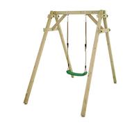 Balançoire simple WICKEY Smart One en bois avec siège réglable vert - 10 ans de garantie*