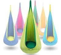 Balançoire Suspendue de Type Grotte intérieure, Chaise hamac-balançoire, complète avec Tous Les Accessoires Green