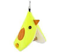 Balançoire Suspendue pour Perroquet et Oiseau avec Tente en Bois | Perchoir D’équilibre , Matière Polyester , Accessoire de Cage , Format Triangle Couleur Aléatoire
