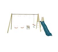 Balançoire toboggan, face à face et nacelle - Techwood MARCY - Trigano