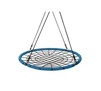 VEVOR Balançoire Toile d'Araignée Balançoire Ronde pour Enfants 101,6 cm Bleu