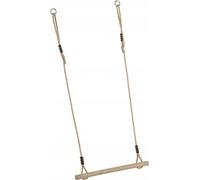 Balançoire trapèze, balançoire trapèze droite, Outdoor, balançoire pour enfants en bois, à suspendre Balançoire de jardin jusqu'à 70 kg réglable en hauteur Aire de jeux dans le jardin