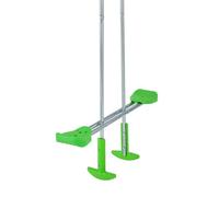 Balançoire vis-à-vis avec collier pour portique bois rond métal d100cm gris - vert TU