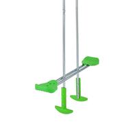 Balançoire vis-à-vis avec Collier pour Poutre Bois Carre 9x9 cm Vert