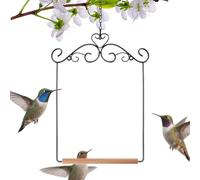 Balançoires Et Perchoirs Pour Colibris,Perchoir Suspendu Extérieur Pour Ara,Balançoire Cage Oiseau Jouet Support Aire Jeux | Pour Oiseaux Inséparables Calopsittes Perruches Aras Cacatoès Intérieur Ext