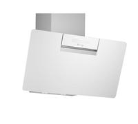 Balay 3BC587GBH Cloche décorative murale inclinée, 80 cm, extra silencieux, contrôle tactile, possibilité de recirculation, verre blanc, 80 cm