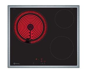 Balay 3EB715XR - Ceramic Hob Plate, 3 Zones, Large Area 28 cm, Frame