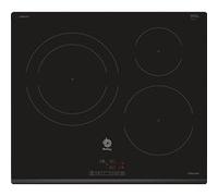 Balay 3EB865FR - Table de cuisson à induction - 3 plaques de cuisson - Niche - largeur : 56 cm - profondeur : 49 cm - noir - avec bord avant avec facettes