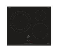 Balay 3EB865FR - Table de cuisson à induction - 3 plaques de cuisson - Niche - largeur : 56 cm - profondeur : 49 cm - noir - avec bord avant avec facettes