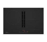 Balay 3EBC989MH Plaque à induction avec extracteur intégré, largeur 80 cm, FlexInduction totale, commande coulissante, Home Connect, noir mat