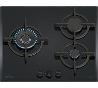 Balay 3ETG663RN Plaque à gaz, 60 cm de large, 3 zones de cuisson, commandes amovibles, contrôle de flamme, auto-allumage, gasStop, noir, 3ETG663RN