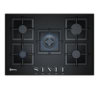 Balay Plaque au gaz Balay 3ETG676HB (75 cm) 75 cm Noir Verre (5 cuisinière) Or, multicolore